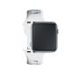 8. 3mk Silicone Watch Strap for Apple Watch 38 / 40 / 41 mm - white