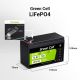 3. GREEN CELL LIFEPO4 CUBE BATTERY 7AH 12V/12.8V 89.6WH LFPGC12V7AH
