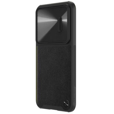 3. Nillkin CamShield Leather S Case for Samsung Galaxy S23+ cover with camera cover black