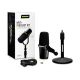 5. Shure MV7+-K-BNDL - Voice-Over/Vocal Microphone with XLR/USB-C Connector, Black + GATOR Desktop Stand