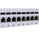 5. Patch panel Lanberg PPF6-9012-S (1U; 10"; cat. 6; FTP; 12xRJ-45)
