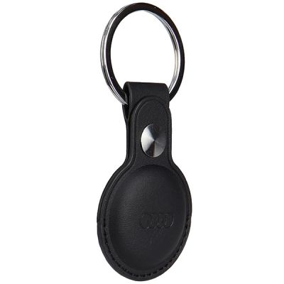6. Audi Synthetic Leather AirTag case - black