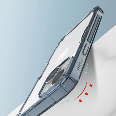 11. Nillkin Nature Pro iPhone 14 Plus case, armored cover, blue cover