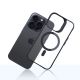 11. 3mk Satin Armor MagCase with MagSafe for iPhone 15 Pro Max - Clear with Black Frame