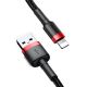 6. Baseus Cafule USB-A / Lightning 2.4A QC 3.0 cable 1 m - black and red