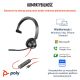 11. Poly Blackwire 3310 Mono Microsoft Teams USB-C Headset
