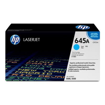 67. HP 645A Cyan Original LaserJet Toner Cartridge