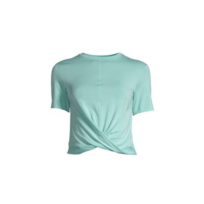 4. CASALL Delight Short Wrap Tee Mint