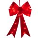 5. DECORATIVE BOW 60CM RED 25 LED