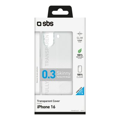 2. SBS Skinny Cover for iPhone 16 - transparent