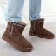 13. Women's brown suede snow boots Potocki 06303