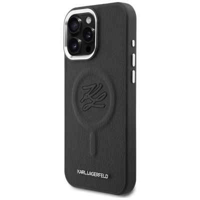 2. Karl Lagerfeld Embossed Ring Initials MagSafe Case for Samsung Galaxy S26 - Black