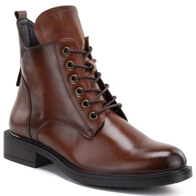 5. Women's insulated worker boots, camel, Vinceza 58677