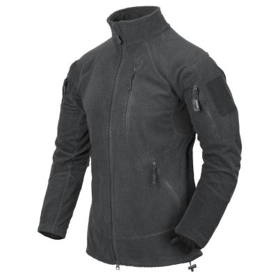 ALPHA TACTICAL sweatshirt - Grid Fleece - Shadow Gray