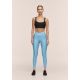 3. CASALL Women's Overlap High Waist Tights Training Leggings, Blue
