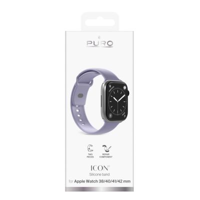 10. Puro Icon Strap for Apple Watch 38/40/41/42mm - Purple
