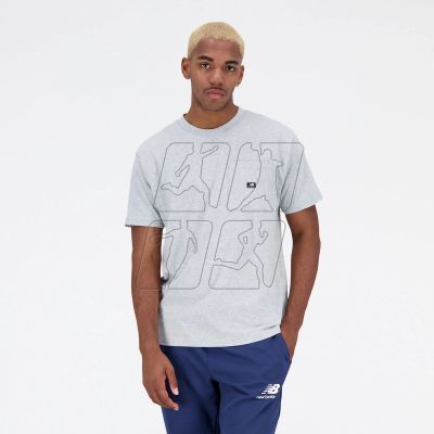 New Balance Essentials Reimagined Cott M MT31542AG t-shirt