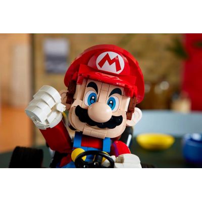 9. LEGO Super Mario 72037 – Mario Kart: Mario and Standard Kart