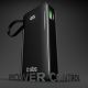 5. Powerbank SBS 10000 mAh 20W with built-in USB-C cable and digital display - black