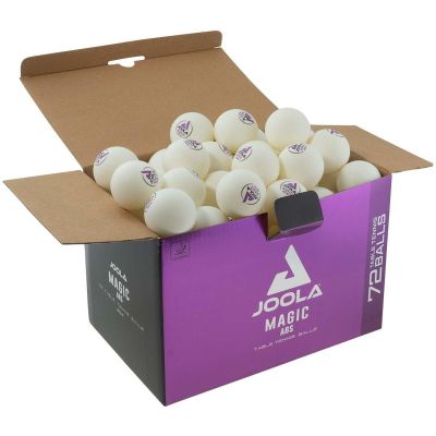 6. JOOLA MAGIC ABS TABLE TENNIS BALLS 72 PCS WHITE