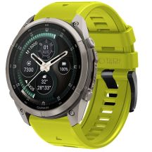 Tech-Protect Silicone Strap for Garmin Fenix 5 / 6 / 6 Pro / 7 / 8 / 8 Pro / E / 9 / 9 Pro (51 mm) – lime green