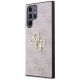 2. Guess 4G Big Metal Logo Case for Samsung Galaxy S24 Ultra - Pink