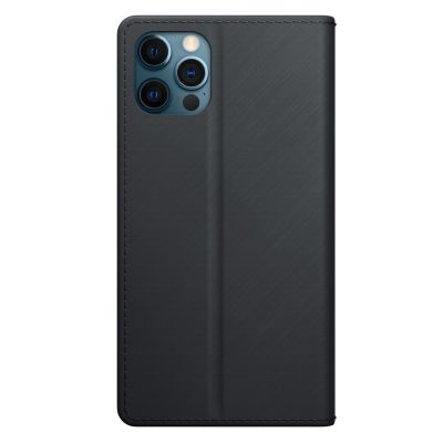 7. 3mk Wallet Case with Flip for iPhone 12 Pro Max - Black