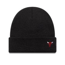 New Era NBA Chicago Bulls Mini Logo Black Cuff Knit Beanie - 60691109