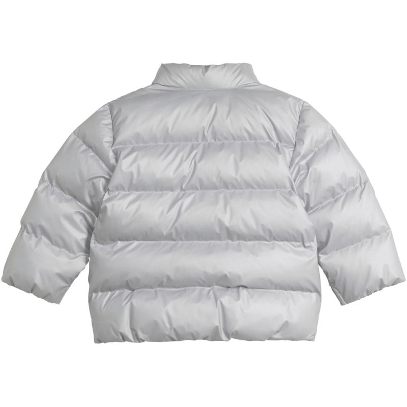 2. Adidas Synthetic Down Glam Silver Kids Jacket JM8870