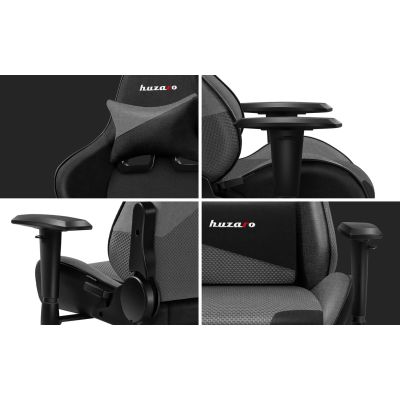13. Huzaro Force 6.2 Grey Mesh Gaming Chair