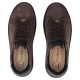 6. Women's leather platform sneakers, brown, Filippo DP6119