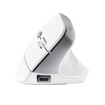 7. Trust BAYO II ERGONOMIC WIRELESS White mouse
