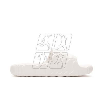 8. Women's/men's adidas Adilette 22 Crystal White flip-flops with comfortable profiled sole white (HQ4672)