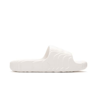 8. Adidas Adilette 22 Crystal White women's/men's slides with a comfortable profiled sole (HQ4672)