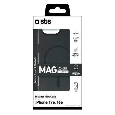 2. SBS Instinct Case for iPhone 16e / 17e - Black
