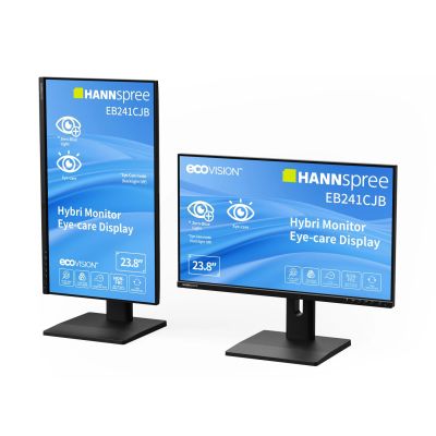 5. Hannspree Hybri Monitor EB241CJB computer monitor 60.5 cm (23.8") 1920 x 1080 px Full HD LCD Black