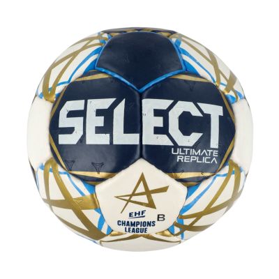 2. Select Ultimate Champions League Replica 3 v25 Official EHF II Handball White-Navy-Gold 13519/270061