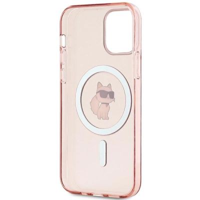 6. Karl Lagerfeld IML Choupette MagSafe case for iPhone 12/12 Pro - pink