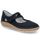 Women's Velcro Shoes Navy Blue Rieker 44859-14