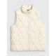 8. Girls' down vest with synthetic filling 4F 4FJRAW25TVJAF323-11S