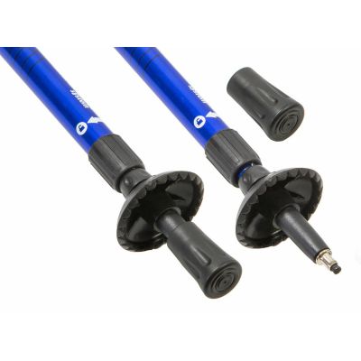 3. Classic blue trekking poles