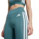 10. Adidas Optime Essentials 3-Stripes 7/8 Women's Leggings Green JY2152