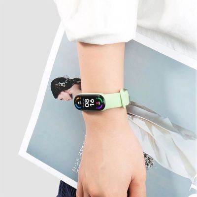 7. Tech-Protect IconBand Strap for Xiaomi Mi Smart Band 5 / 6 / 7 / NFC - Pink