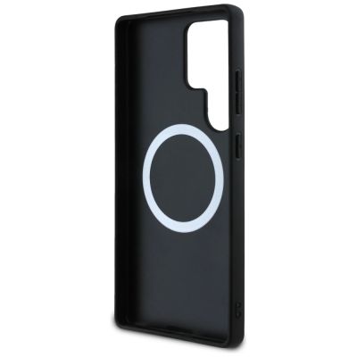 7. BMW Leather Carbon MagSafe Case for Samsung Galaxy S25 Ultra - Black