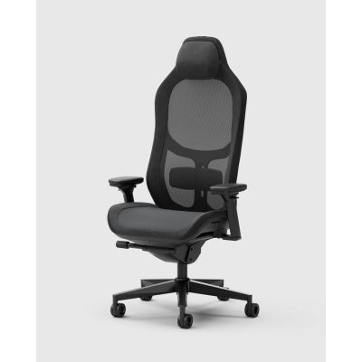 9. Fractal Design Refine 2 Mesh Dark Gaming Chair Padded Upholstered Seat Black