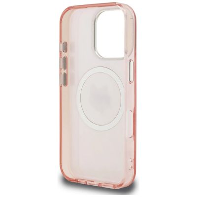 7. Karl Lagerfeld IML Choupette Head Logo MagSafe Case for iPhone 16 Pro - Pink