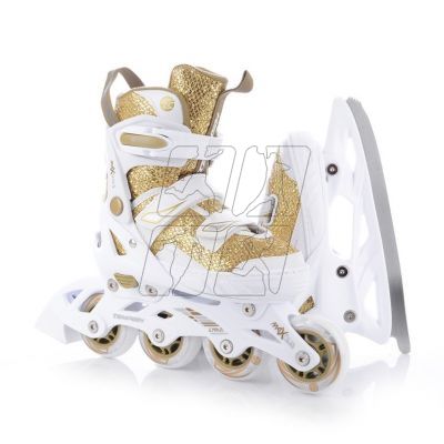 4. Skates, roller skates Tempish Enbo Duo Girl Gold Jr 13000008259