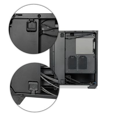 7. IBOX WIZARD 4 GAMING OW4 case (ATX; black)