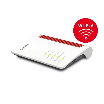 2. FRITZ!Box 7530 AX Wireless Router Gigabit Ethernet Dual-band (2.4 GHz/5 GHz) Gray, Red, White