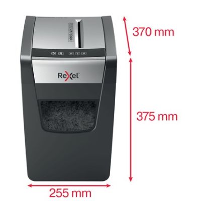 5. Rexel Momentum X312-SL Slimline Shredder, 12 sheets, 23 l bin
